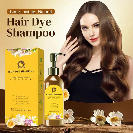 Japanese Long Lasting Natural Hair Dye Shampoo for Man & Women ( Buy 1 Get 1 Free)