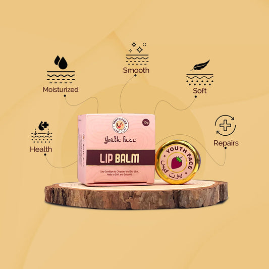 Lip Balm Deep Moisture | Soothes Cracked Lips | Natural Color | Non-Sticky Formula (10g)