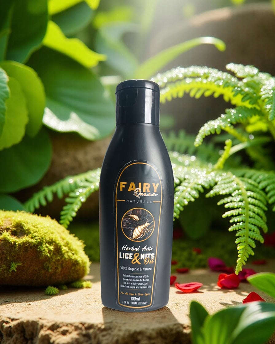 Fairy Queen Naturals – Herbal Anti Lice &amp; Nits Oil (100ml)